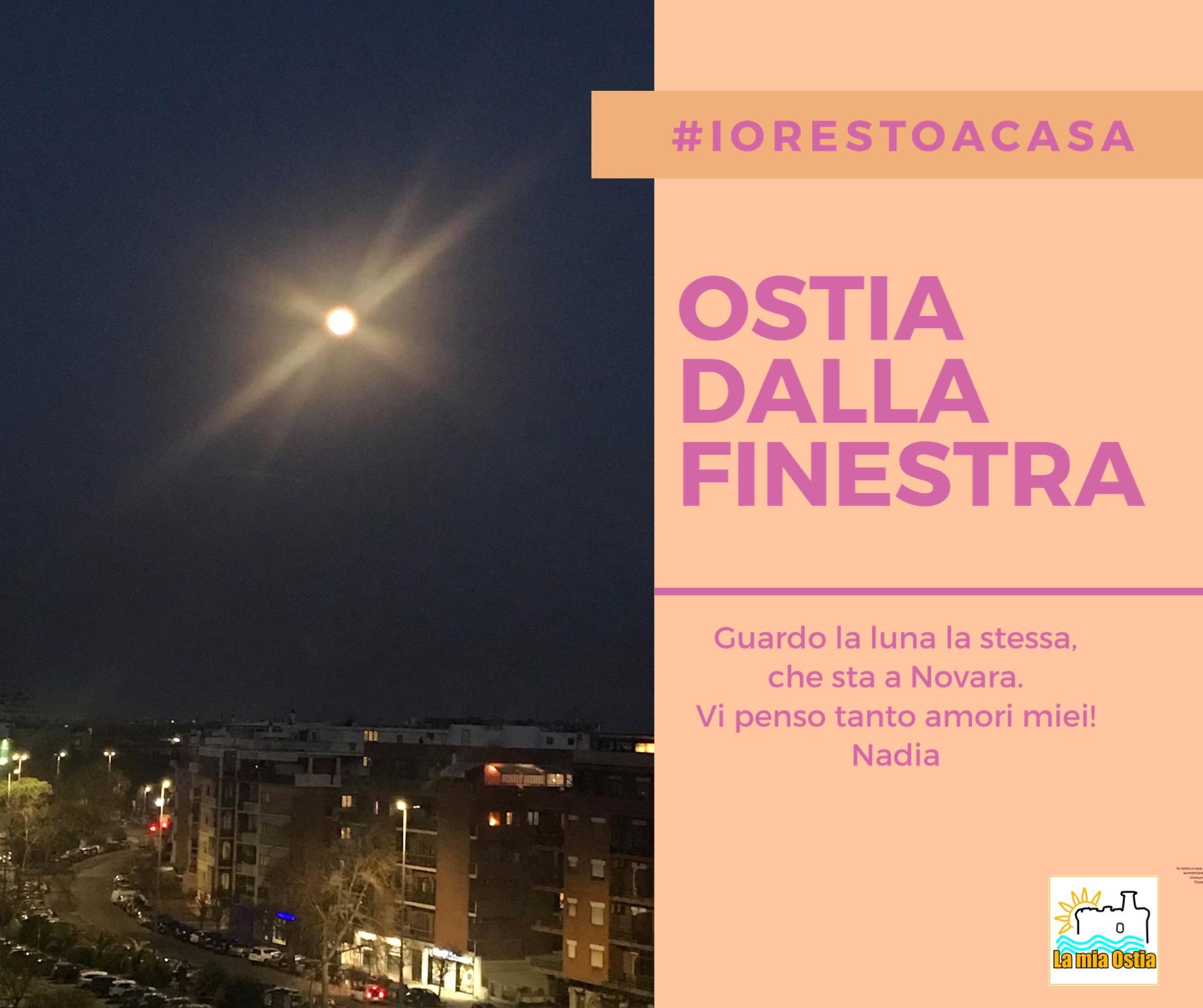 Ostia dalla finestra: mese di aprile